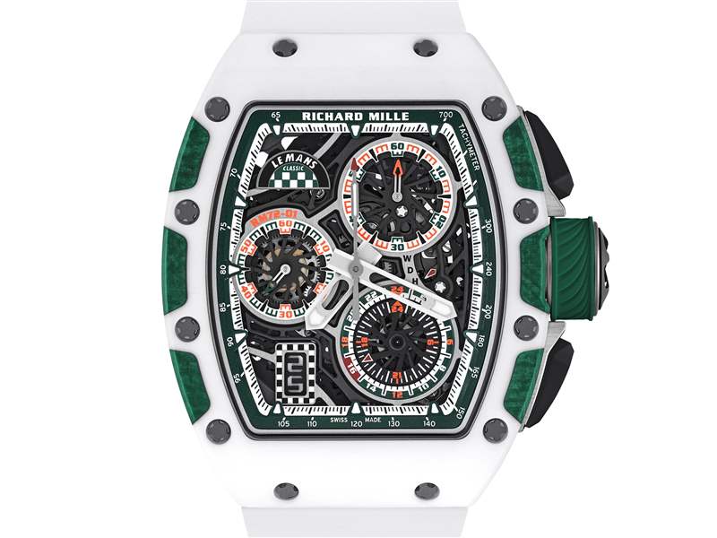 RICHARD MILLE理查米爾推出RM 72-01 Le Mans Classic勒芒24小時(shí)耐力賽特別版計(jì)時(shí)碼表-復(fù)刻表