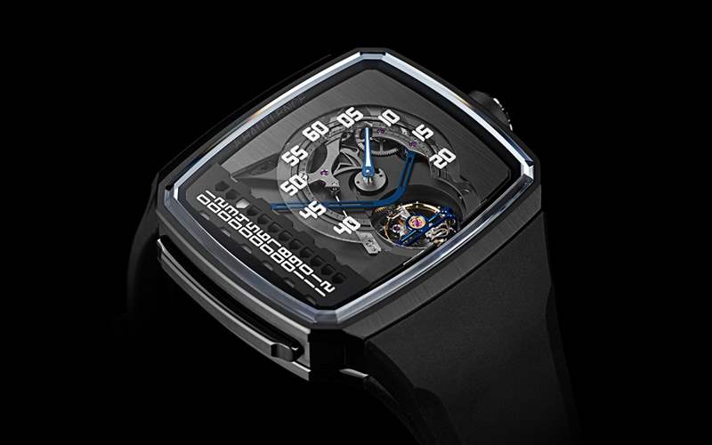 Hautlence推出Linear Series 2線性跳時飛行陀飛輪腕表-復(fù)刻表