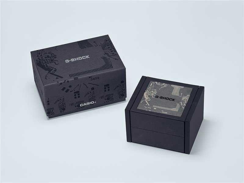 G-SHOCK推出GMW-B5000TCC電子腕表:電路板圖案表殼-復(fù)刻表
