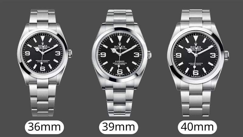 ROLEX Explorer 214270、124270、224270手表3款勞力士探一比較-復刻表
