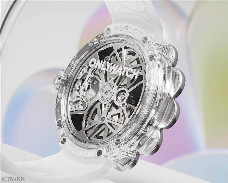 MP-15村上隆陀飛輪Only Watch腕錶(圖片來源:Hublot) Hublot再聯(lián)乘村上隆獨一無二微笑之花震撼作-復(fù)刻表