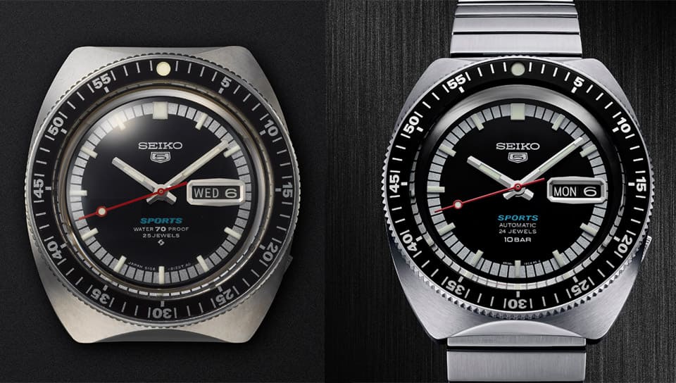 SEIKO精工5號(hào)問(wèn)世55周年5 Sports復(fù)刻款和新款齊發(fā)-復(fù)刻表