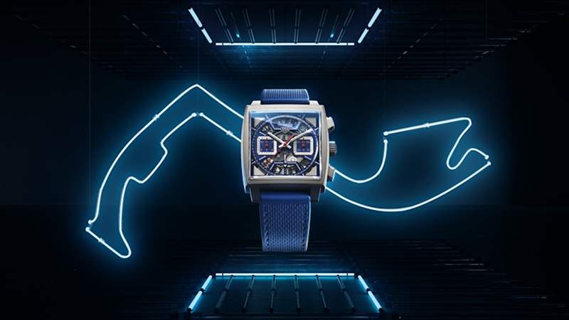 TAG Heuer Monaco Chronograph鏤空計時腕表官網(wǎng)價格：HK$ 86,450（TAG Heuer官網(wǎng)）