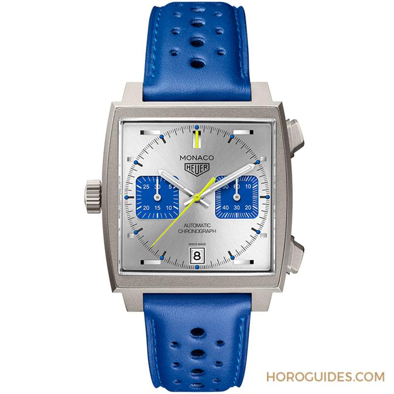 TAG HEUER - 法國賽車藍來了，TAG Heuer Monaco計時碼表限量新色亮相