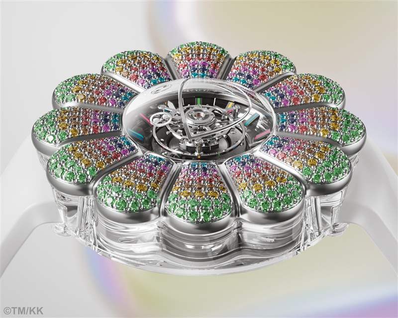 Hublot再聯(lián)乘村上隆獨一無二微笑之花震撼作-復(fù)刻表
