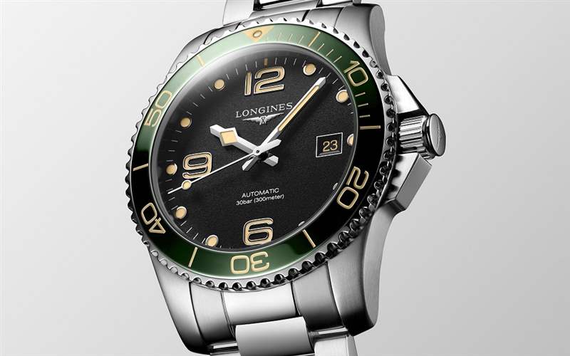 『新表』浪琴推出HydroConquest 41mm潛水腕表新作：綠色表圈+黑色表盤-復(fù)刻表