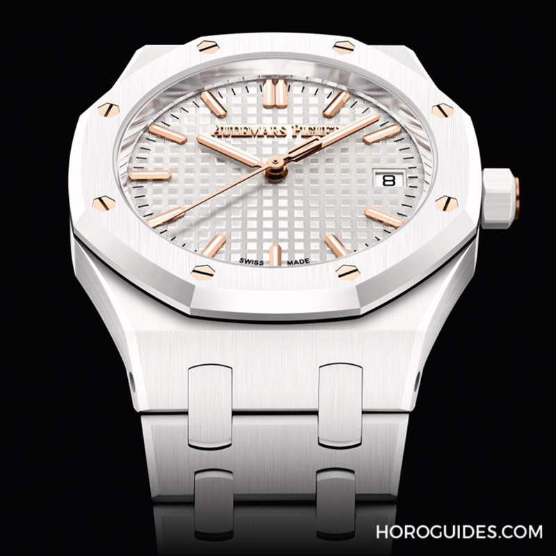 AUDEMARS PIGUET - 白色陶瓷版！ 愛(ài)彼皇家橡樹(shù)34毫米自動(dòng)上鏈腕表雪白登場(chǎng)
