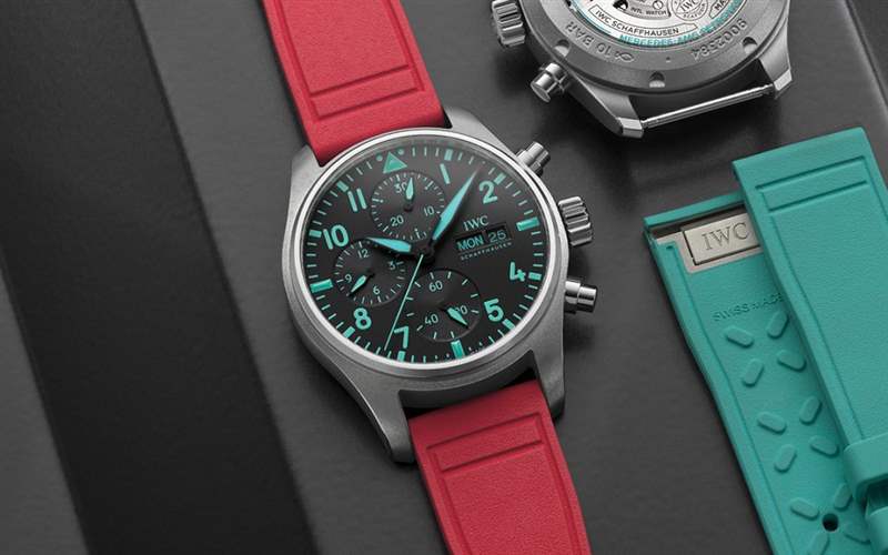 萬(wàn)國(guó)推出Pilot’s Watch Chronograph 41 Mercedes-AMG Petronas Formula One Team Miami Pink計(jì)時(shí)碼表-復(fù)刻表