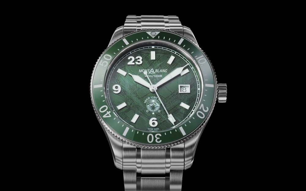 Montblanc推出1858 Iced Sea Limited Edition FWC限量版綠色表盤潛水腕表-復(fù)刻表