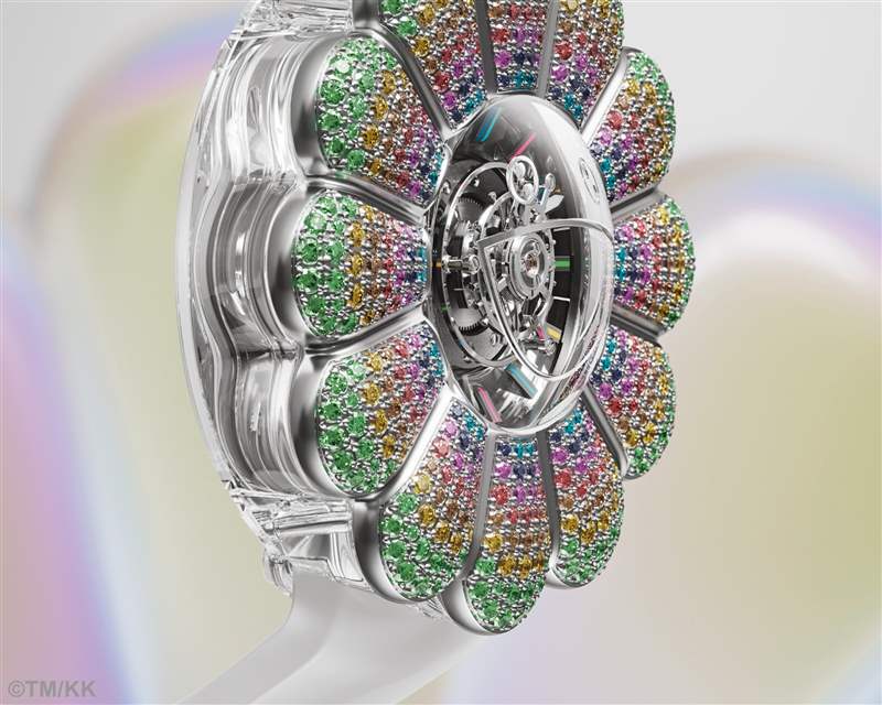 Hublot再聯(lián)乘村上隆獨一無二微笑之花震撼作-復(fù)刻表