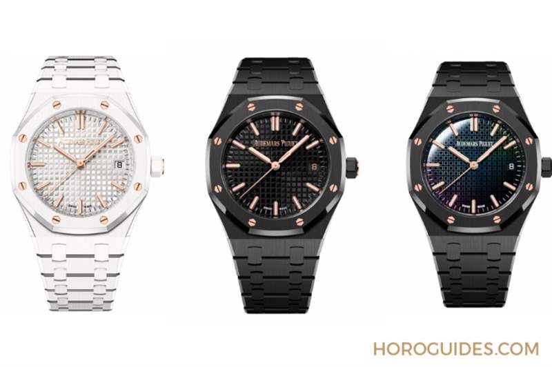 AUDEMARS PIGUET - 白色陶瓷版！ 愛(ài)彼皇家橡樹(shù)34毫米自動(dòng)上鏈腕表雪白登場(chǎng)