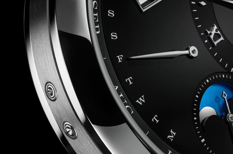 朗格Lange 1萬(wàn)年歷新添鉑金黑面款式-復(fù)刻表