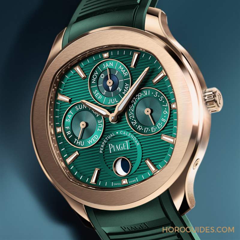 PIAGET - 風華奪目、纖薄美型，PIAGET Polo超薄萬年歷自動腕表強勢定義奢華運動風