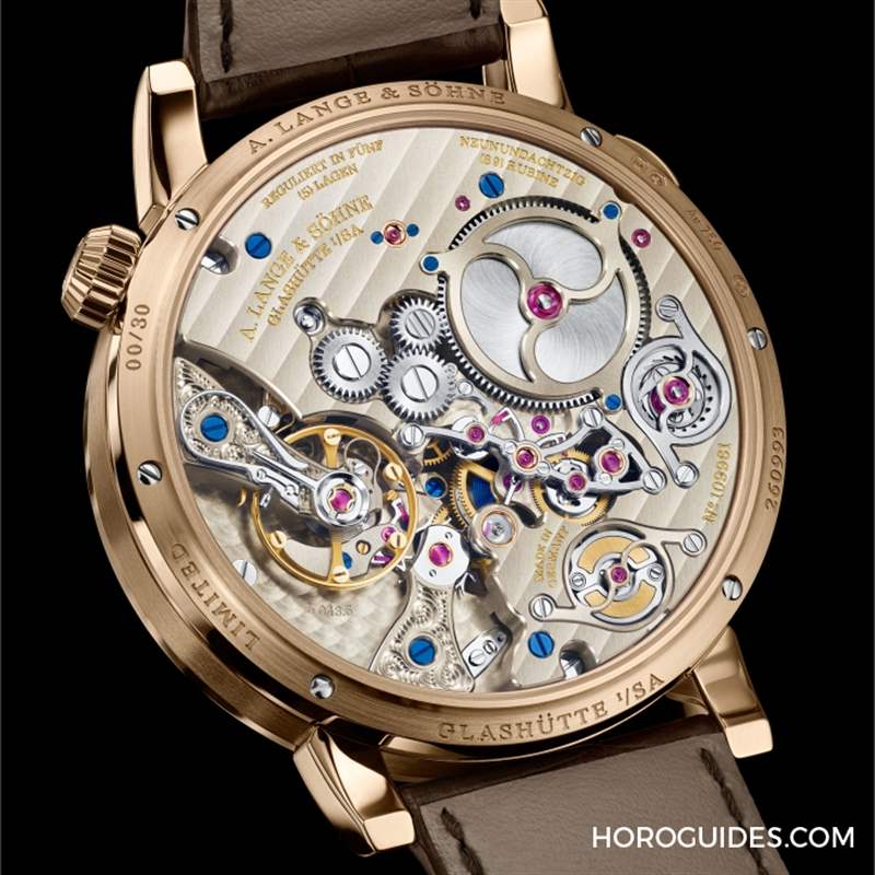 A. LANGE & S?HNE - 溫暖蜜金限量登場(chǎng)｜朗格Zeitwerk Minute Repeater 18K蜂蜜金版