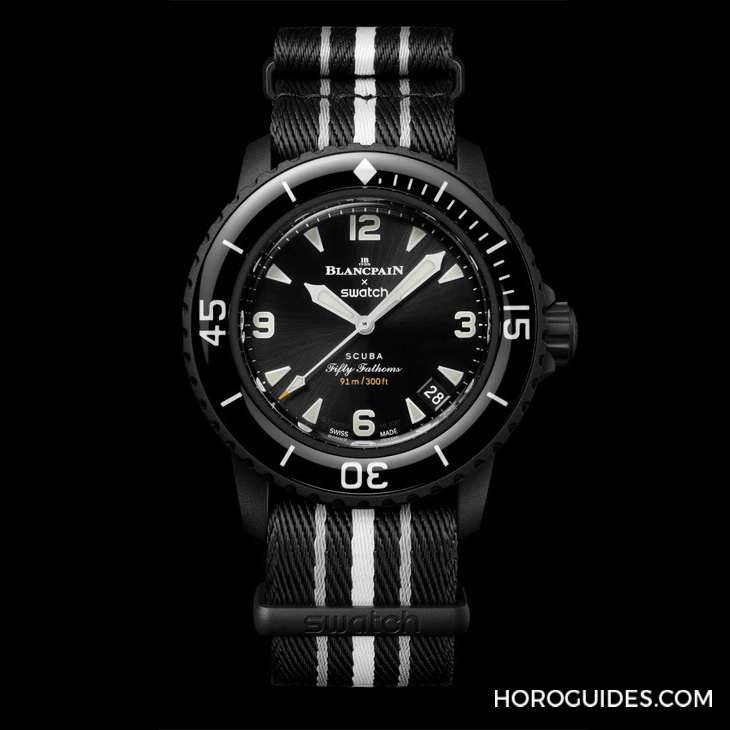 SWATCH - 太驚喜！更貼近五十噚腕表神韻的黑色調Blancpain × Swatch聯(lián)名表款「Ocean of Storm」現(xiàn)身