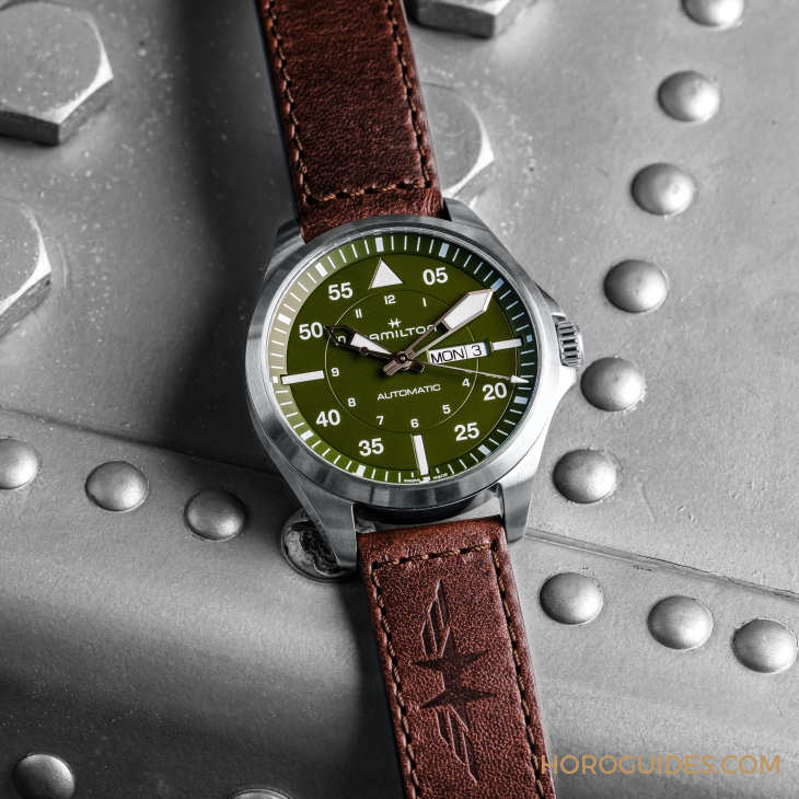 HAMILTON - 設(shè)計微調(diào)、新增尺寸，HAMILTON Khaki Aviation Pilot系列七款新作再現(xiàn)軍風(fēng)