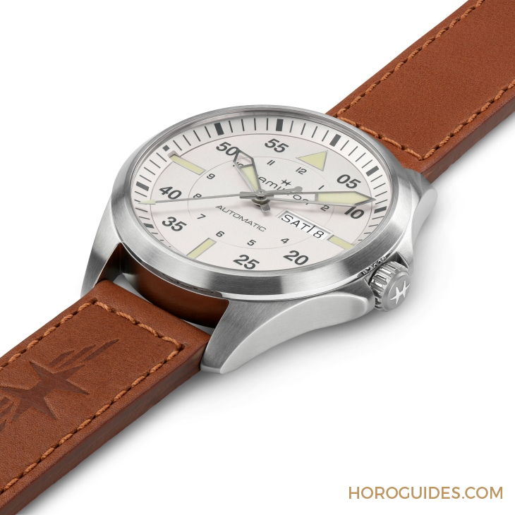 HAMILTON - 設(shè)計微調(diào)、新增尺寸，HAMILTON Khaki Aviation Pilot系列七款新作再現(xiàn)軍風(fēng)