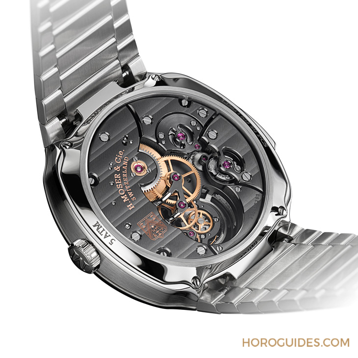 H. MOSER & CIE - 大明火琺瑯煙燻面加身，亨利慕時(shí)三問疾速者三問報(bào)時(shí)陀飛輪藍(lán)色琺瑯概念腕表奪目登場