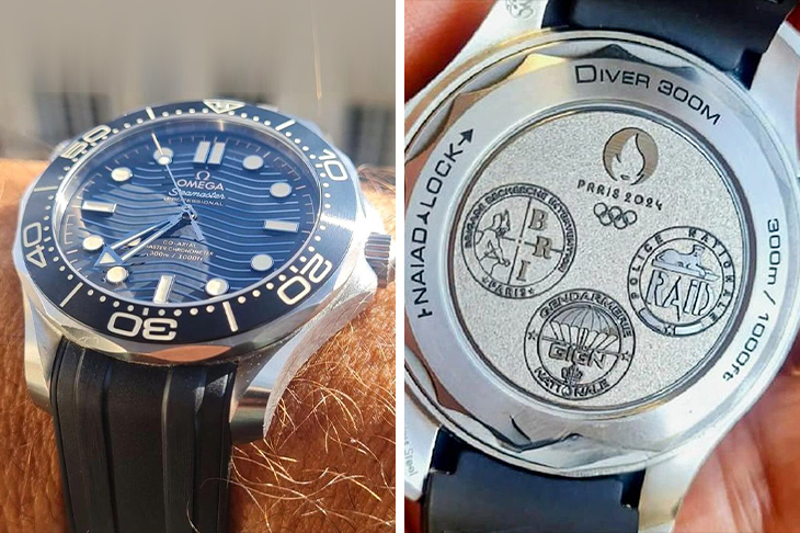 OMEGA - SEAMASTER - 210.30.42.20.03.002 - 007手腕再次提前曝光新作？ 巴黎奧運會謎樣的OMEGA Seamaster黑面無日期款