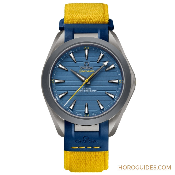 OMEGA - SEAMASTER - 220.92.41.21.03.002 - 超輕鈦金！ OMEGA為奧運金牌得主Armand Duplantis推出新款Seamaster Aqua Terra Ultra Light