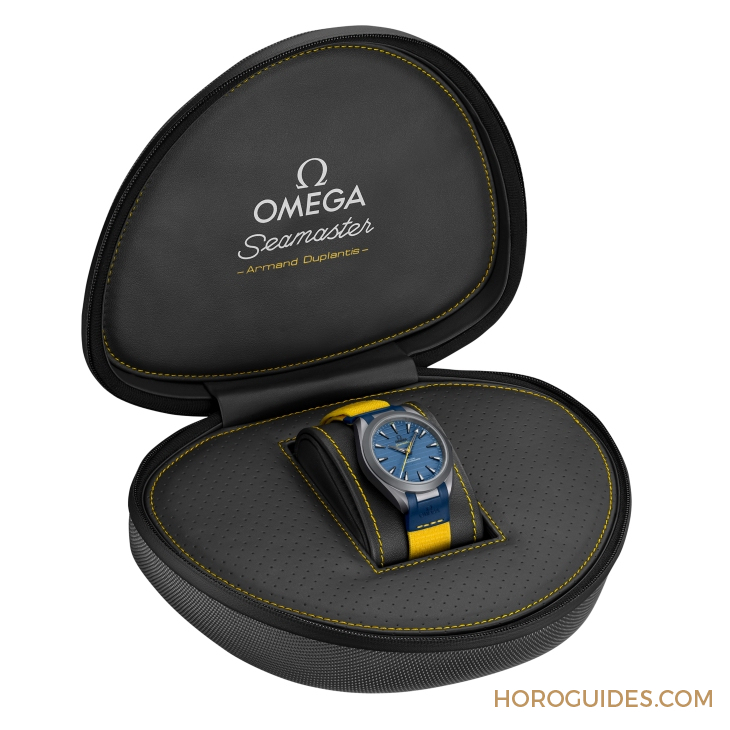 OMEGA - SEAMASTER - 220.92.41.21.03.002 - 超輕鈦金！ OMEGA為奧運金牌得主Armand Duplantis推出新款Seamaster Aqua Terra Ultra Light